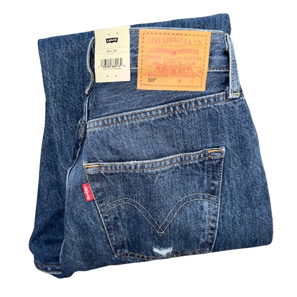 Levi's® Premium 501® ‘90S Women’s Jeans in Fever Pitch - Medium Wash - Picture 12 of 15